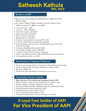 Satheesh Kathula Vision and Goals