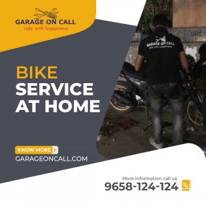Garage On Call bike repair service at doorstep ad