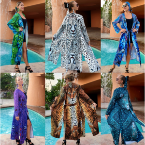 Check our Artist Helen Bellart's Unique Kimono Designs on Instagram