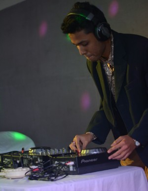 DJ ROOP performing at his college