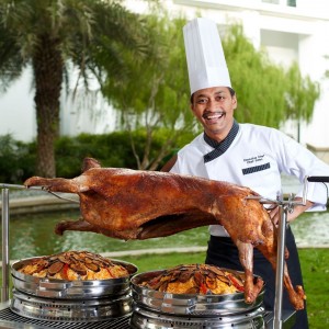 Chef Al-Fitri with Ouzi Lamb