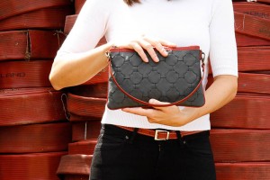 Elvis & Kresse Reclaimed Leather Clutch Bag