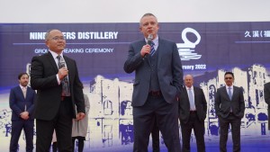 Jay Robertson, presenting the event