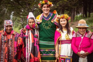 Andean wedding ceremony