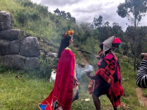 Andean wedding ceremony