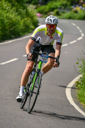 Sam is also a keen road biker in the Alps and Pyrenees