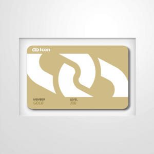 Icon Card Gold for Apple Wallet and Google Pay