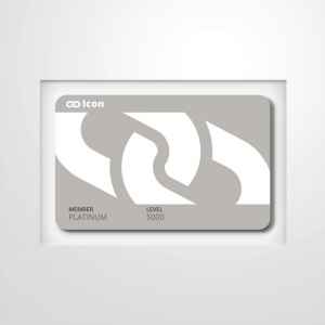 Icon Card Platinum for Apple Wallet and Google Pay
