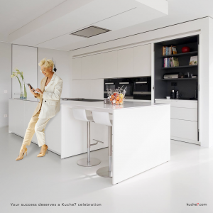 Stainless Steel Modular Kitchen Designs by Kuche7