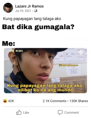 Lazaro Jr. Popular Memes