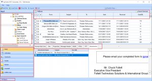 Home Screen of OST File Converter Software