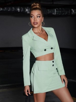 Shop Ann s Boutique - Mint Green Top & Skirt