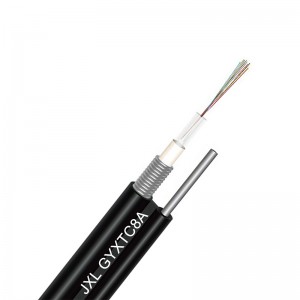 outdoor self supporting multi core fiber opti cable gytc8s a 3 1 1