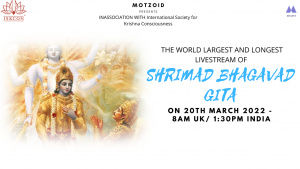 THE WORLD LARGEST AND LONGEST LIVESTREAM OF SHRIMAD BHAGAVAD GEETA