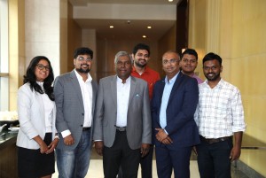 Summit presided by Dr. Gunaseelan Rajan (Center); Dr. Karthik Balaji (Second from Left; MD - Zoriox)