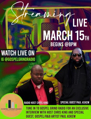 Paul Askew Celebrates His First Hit Single Hitting the Top 50 Gospel Inspirational Chart 