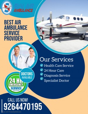 Sky Air Ambulance Service in Patna