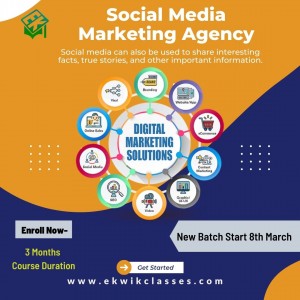 Make a Bright Career Social Media Marketing Courses by Ekwik at very Cost Effective