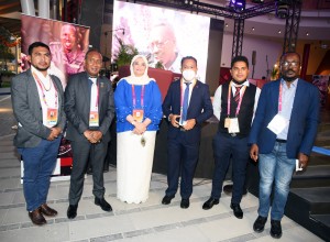 Ms Noha Jaheen & participants from Angola, Solomon Islands, TimorLeste, Angola Coffee Day Expo Dubai