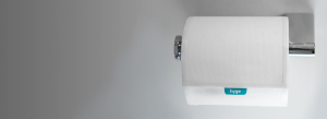 Eco-friendly with a superior clean, HYGE are the world’s first biodegradable flushable wipes on a roll. The eco-chic exterior packaging is designed to fit on traditional toilet paper roll holders. 