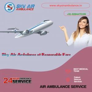 Sky Air Ambulance from Patna with Doctor Facility