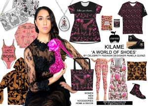 Pamela Quinzi launches MELAPABOUTIQUE: Kilame a world of shoes! Inspirational High-heels designs for ALL. 