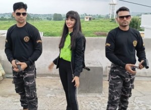 Yash With His Team on the Set