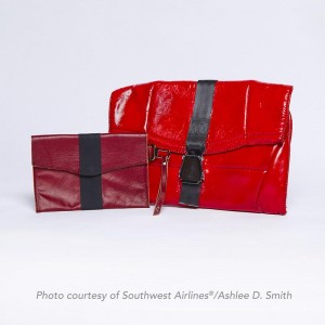 Florida Social Enterprise Rethreaded Upcycles Discarded Southwest Airlines Leather Seat Covers 
