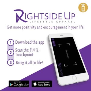 The Rightside Up Apparel App is as easy to use as 1, 2, 3