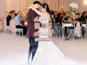 Wedding Couple Dancing In The Clouds at LeVenue