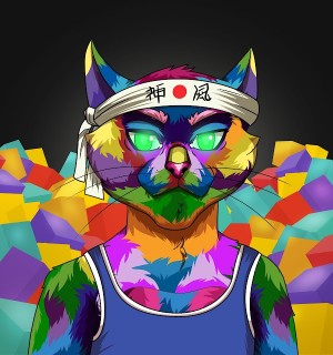 OG Cats Genesis Cat - Multicolored Character