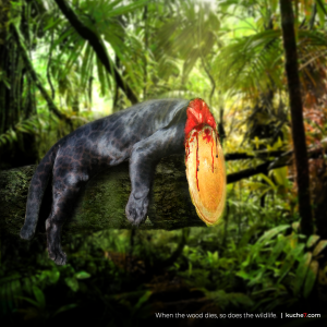 Fewer the trees; fewer shall be the livelihood of animals