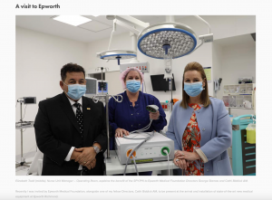  Epworth Medical Foundation Directors George Stamas First on left with Epworth Members 