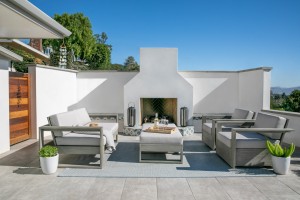Cozy Fireplace by Cat in a Hammock