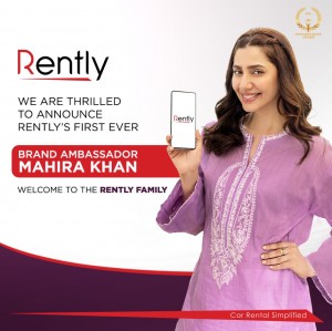 Introducing Rently’s First Brand Ambassador - Mahira Khan 
