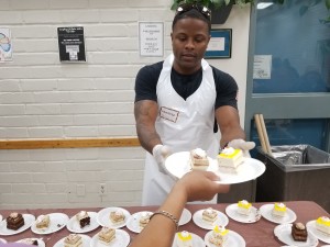 Joe Collins volunteering with the community