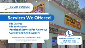 Paralegal Services Ocala - File Divorce - Custody and Child Support