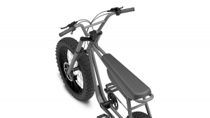 Thick-all terrain tyres, adaptive foam seats & adjustable handle bars