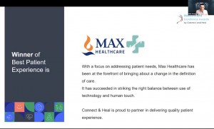Winner Best Patient Experience Max Healthcare
