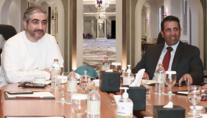 Amol Awasthi with H.H Sheikh Rashid bin Hamdan bin Rashid Al Nuaimi