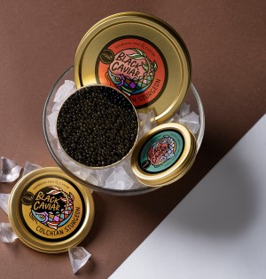 Georgian Fish and Caviar produces black and red caviar.