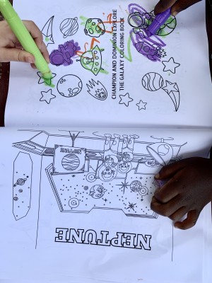 Champion & Dominion Explore the Galaxy Coloring Book on Amazon