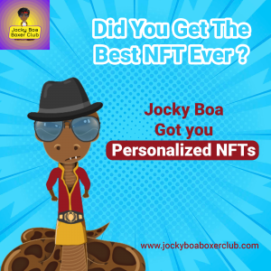 Be the NFT Jocky Boa 