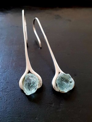 Aquamarine Long Earring