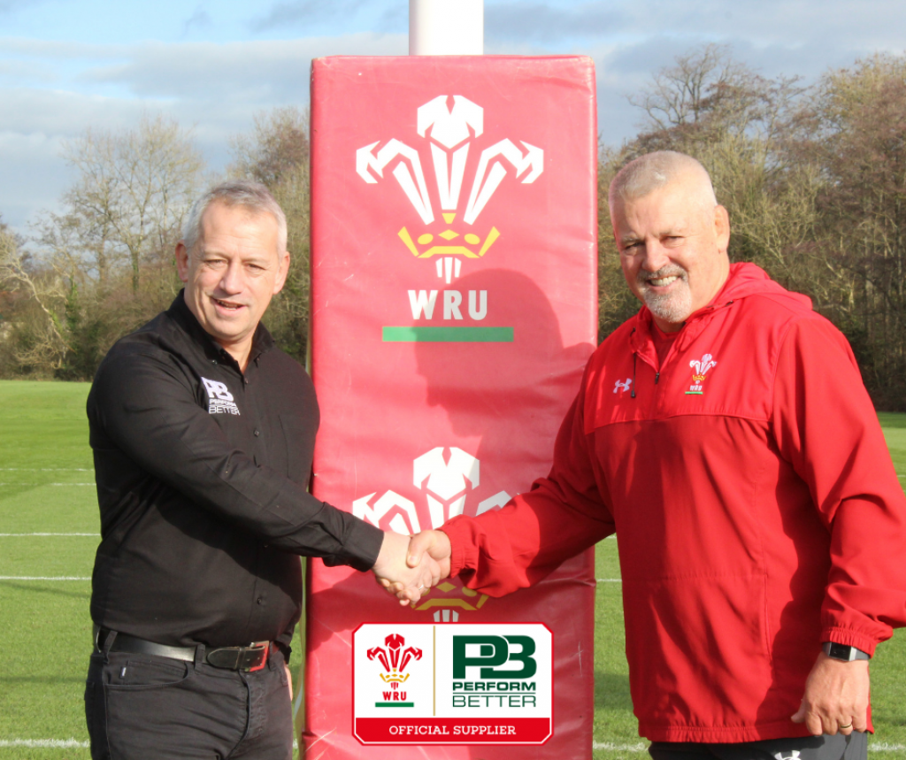 Perform Better Director Mark Gladwin with Warren Gatland Wales Head Coach Perform Better Director Mark Gladwin with Warren Gatland Wales Head Coach