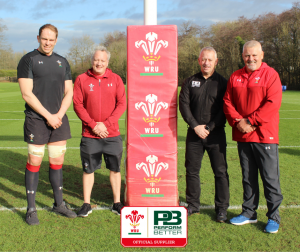Alun Wyn Jones (Wales Captain), Paul Stridgeon, Head of Performance Welsh Rugby Union, Mark Gladwin Director Perform Better, Warren Gatland Wales HEad Coach