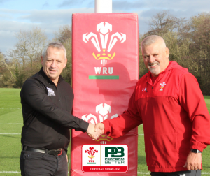 Perform Better Director Mark Gladwin with Warren Gatland Wales Head Coach