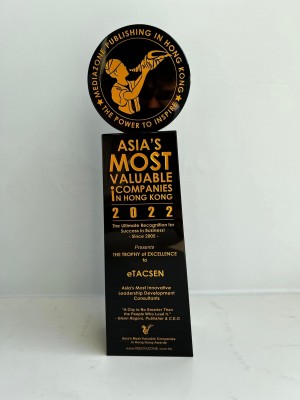 eTACSEN receives award as Asia’s Most Innovative Leadership Development Consultant in 2022