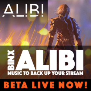 BinxAlibi Service Brings the Whole ALIBI Music Library to eSports