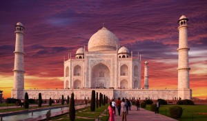 The magnificent Taj Mahal